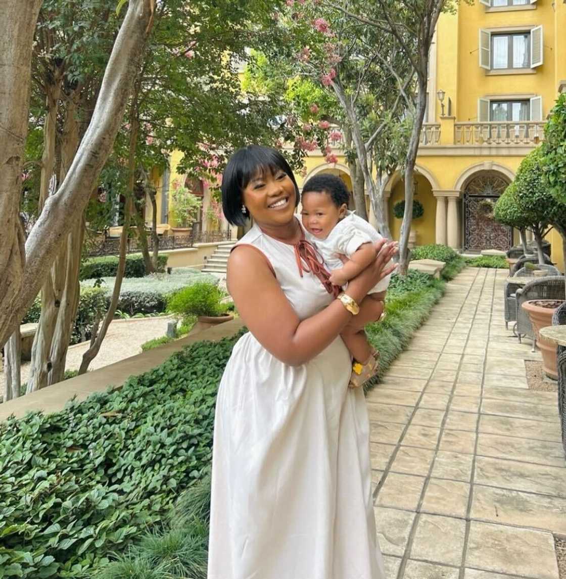 A mom showcased her son's dramatic transformation after visiting granny's house, which amused Mzansi. A mom showcased her son's dramatic transformation after visiting granny's house, which amused Mzansi.