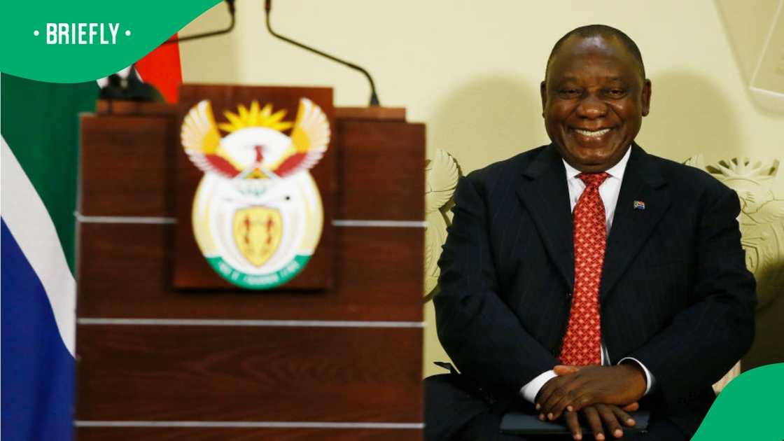 Ramaphosa has fun out with friends