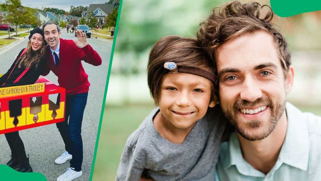 Danny Go and his wife during an episode of Danny Go! (L). The internet personality with his eldest son, Isaac (R). Danny Go and his wife during an episode of Danny Go! (L). The internet personality with his eldest son, Isaac (R).