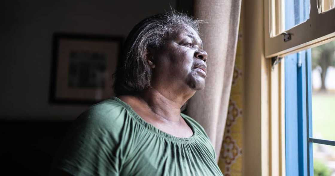 Stressed grandmother Stressed grandmother