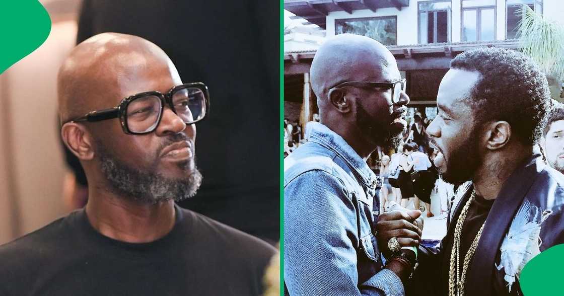 Fans questioned Black Coffee and Diddy's friendship