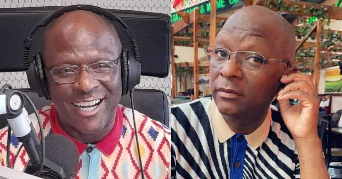 Radio Presenter, Putco Mafani, Umhlobo Wenene FM, studio, dancing Radio Presenter, Putco Mafani, Umhlobo Wenene FM, studio, dancing