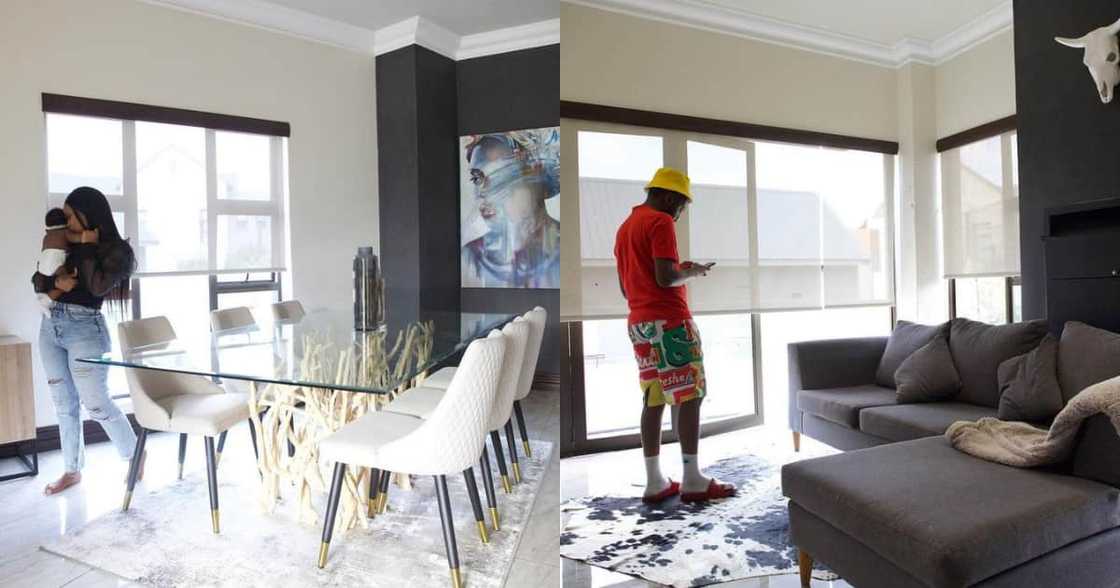 Kwesta and his wife Yolanda Vilakazi reveal their amazing home on social media