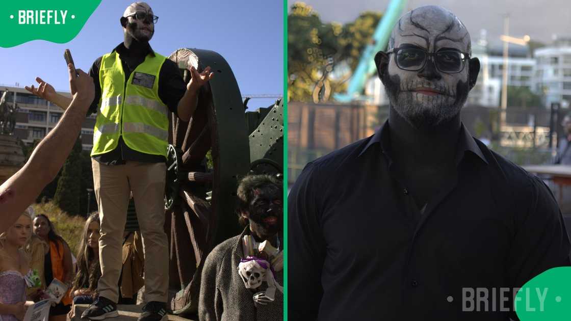 Zombie Walk's organiser Luke Wiggins.