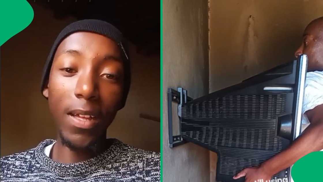 A young man left Mzansi in stitches marketing his hilarious DIY attempt