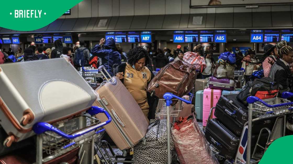 Ghanaians who were set to leave South Africa are stranded at the airport