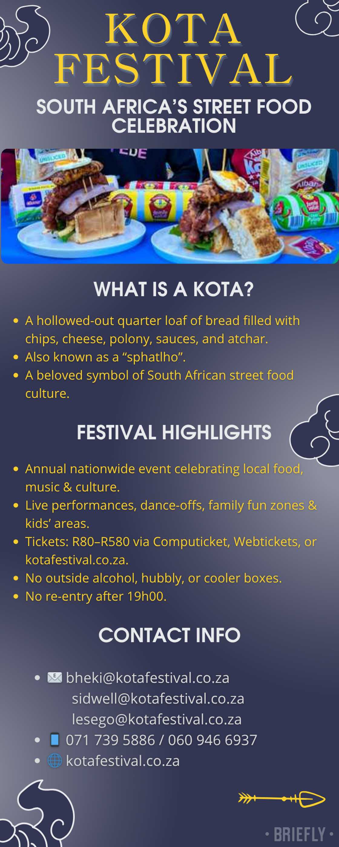 KOTA FESTIVAL South Africa’s Street Food Celebration KOTA FESTIVAL South Africa’s Street Food Celebration