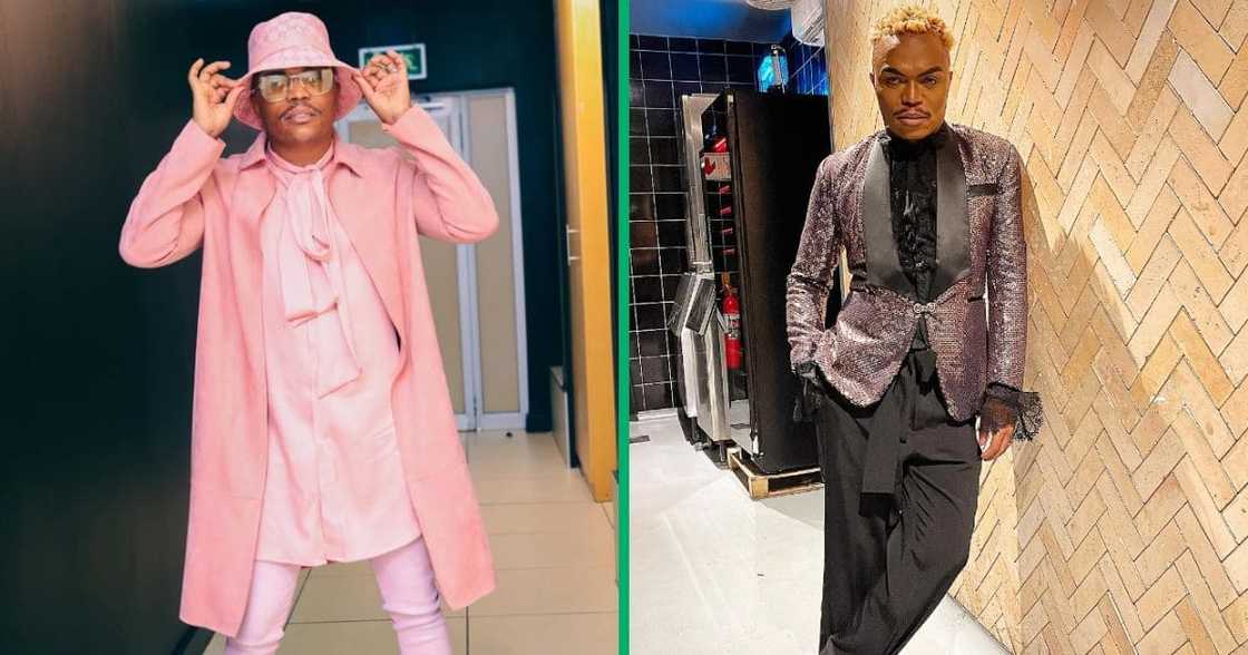 Somizi Mhlongo's speed worried his fans.