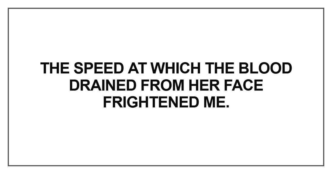 The speed at which the blood