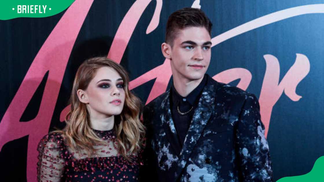 Actress Josephine Langford and actor Hero Fiennes Tiffin Actress Josephine Langford and actor Hero Fiennes Tiffin