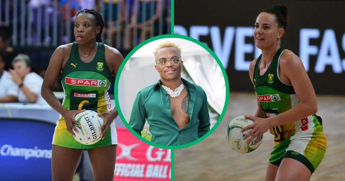 Somizi celebrates Spar Proteas' win