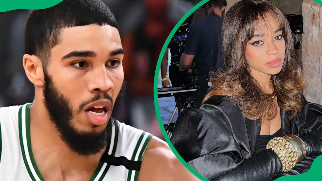 Jayson Tatum and Ella Mai having a good time Jayson Tatum and Ella Mai having a good time