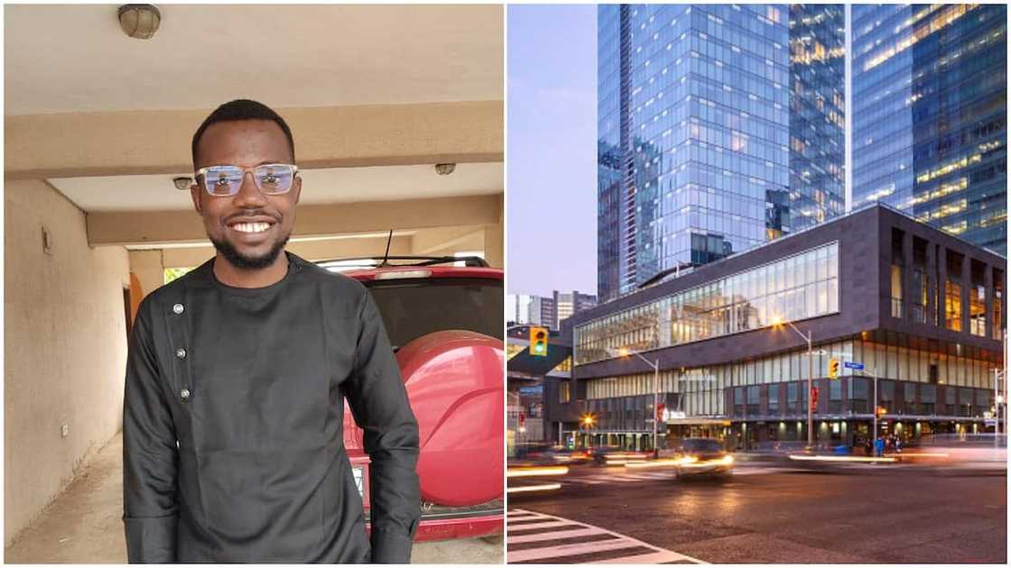 Joy as young man gets a big job in Canada while still in Nigeria, people congratulate him Joy as young man gets a big job in Canada while still in Nigeria, people congratulate him