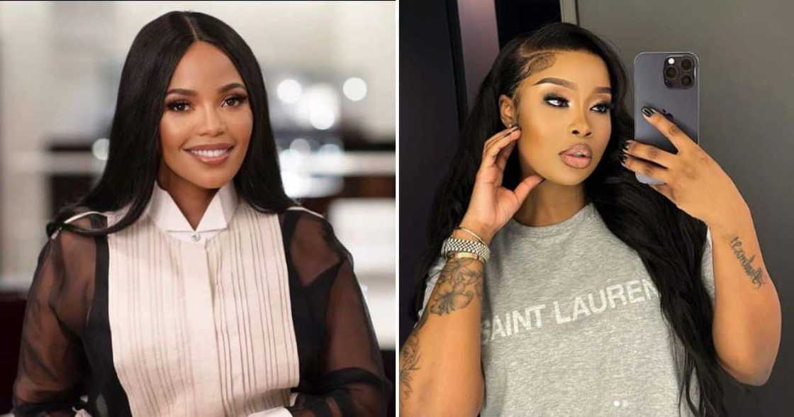 Terry Pheto and Sithelo Shozi Terry Pheto and Sithelo Shozi