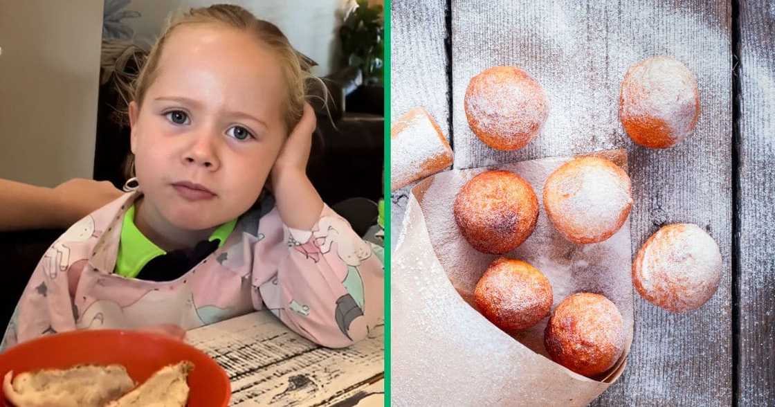 A TikTok video captured a little girl giving her opinion about Woolies magwenyas. A TikTok video captured a little girl giving her opinion about Woolies magwenyas.