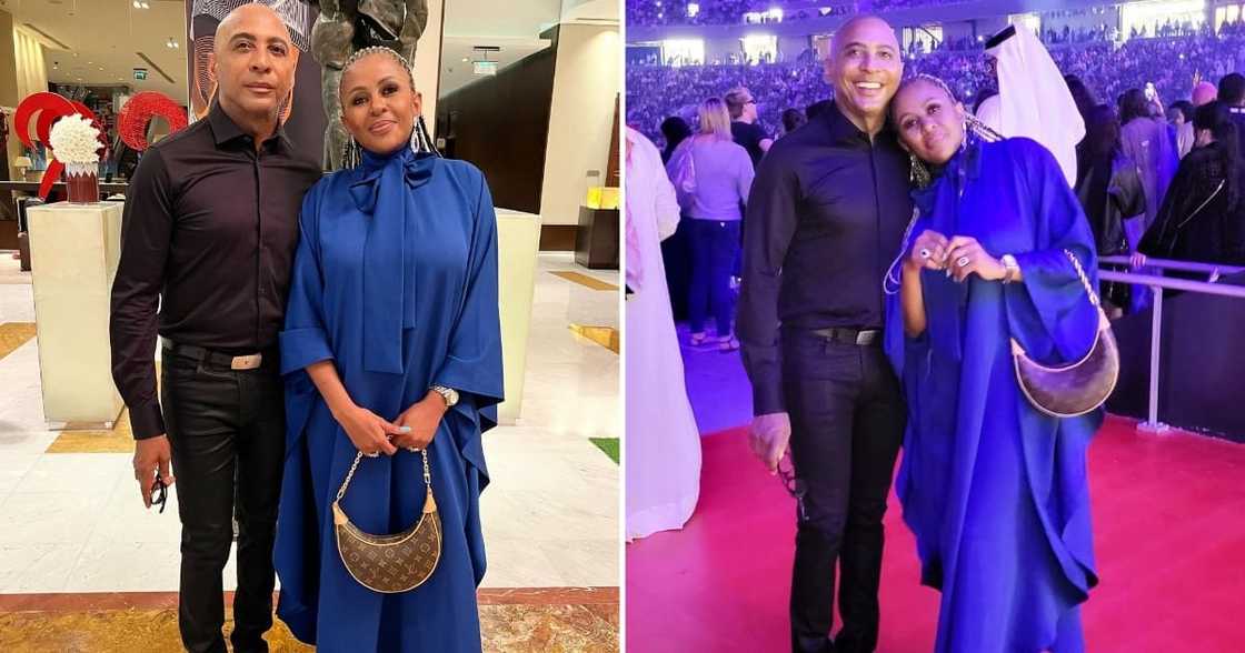 Basetsana and Romeo Kumalo live it up in Qatar Basetsana and Romeo Kumalo live it up in Qatar