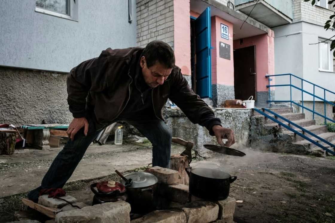 Many civilians have already fled the town, which is without electricity and running water Many civilians have already fled the town, which is without electricity and running water