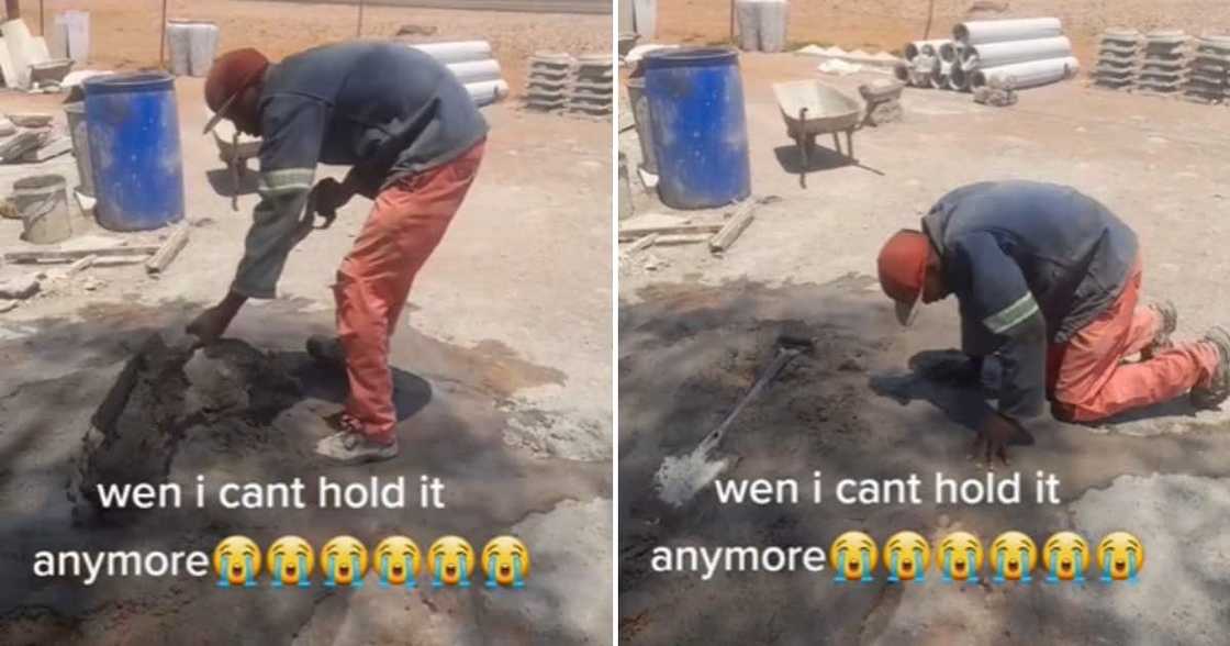 TikTok user Raboijanejan praying at work TikTok user Raboijanejan praying at work