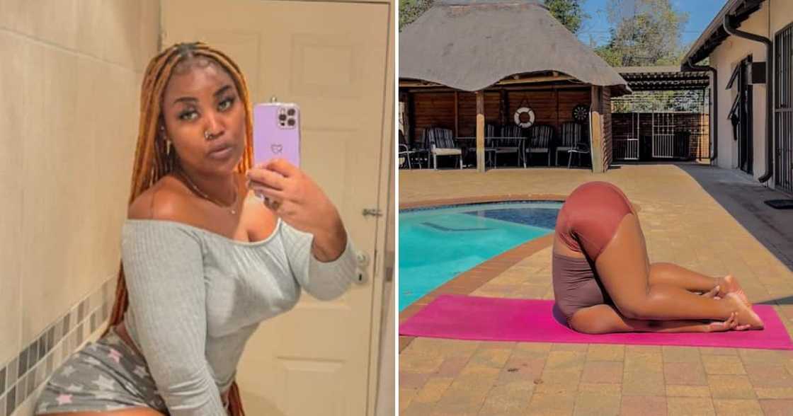 Mzansi, social media, lady, pictures, yoga Mzansi, social media, lady, pictures, yoga
