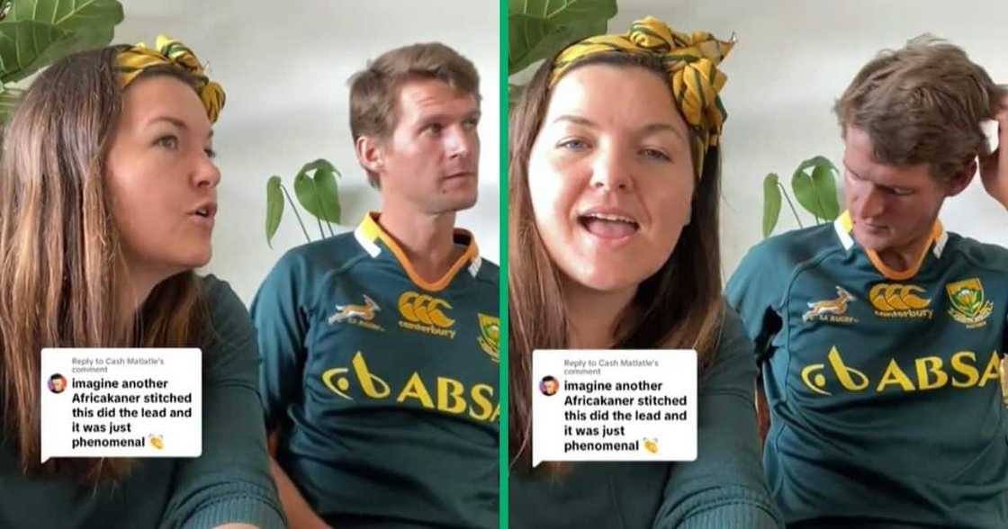 TikTok video of Afrikaans speaker singing gwijo