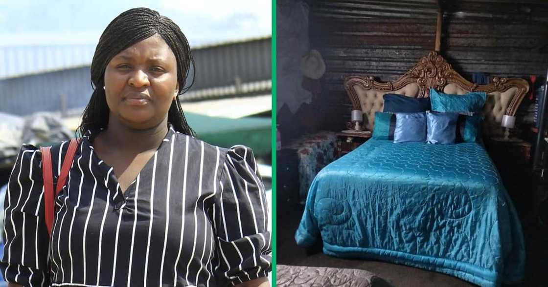 A lady posted a few photos of her two-roomed shack on a popular group