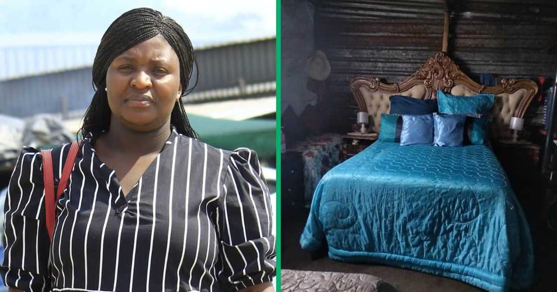 A lady posted a few photos of her two-roomed shack on a popular group A lady posted a few photos of her two-roomed shack on a popular group