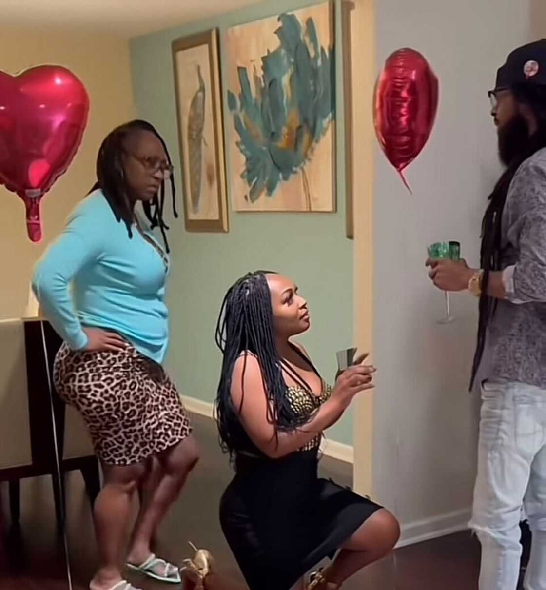 A woman's marriage proposal to her man, after begging him, left her rejected. A woman's marriage proposal to her man, after begging him, left her rejected.