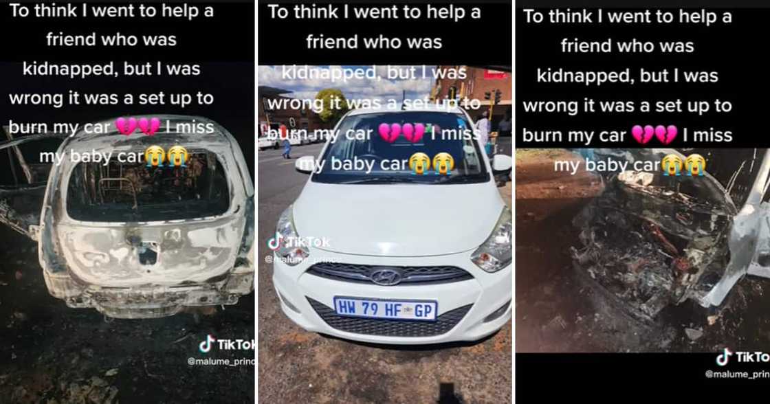Burnt car Burnt car