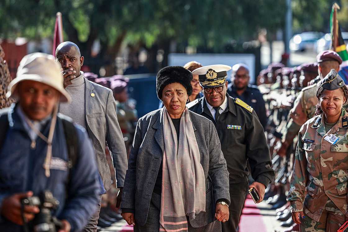 Defence Minister Angie Motshekga visited the families of the soldiers who died from drowning in the Komati River in Mpumalanga Defence Minister Angie Motshekga visited the families of the soldiers who died from drowning in the Komati River in Mpumalanga