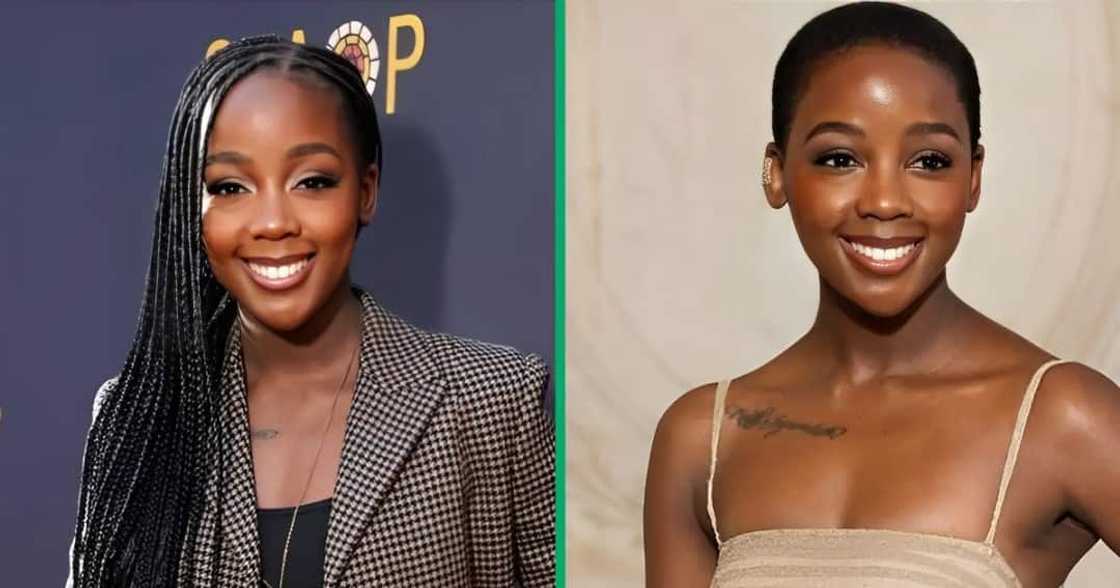 Thuso Mbedu showed off her luxury Porsche. Thuso Mbedu showed off her luxury Porsche.