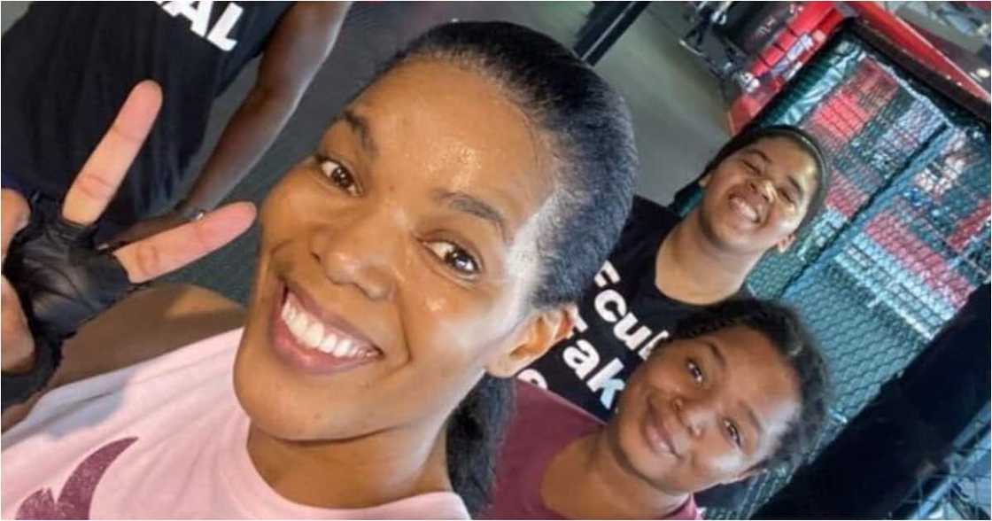 Connie Ferguson and her daughters start 2021 back in the gym