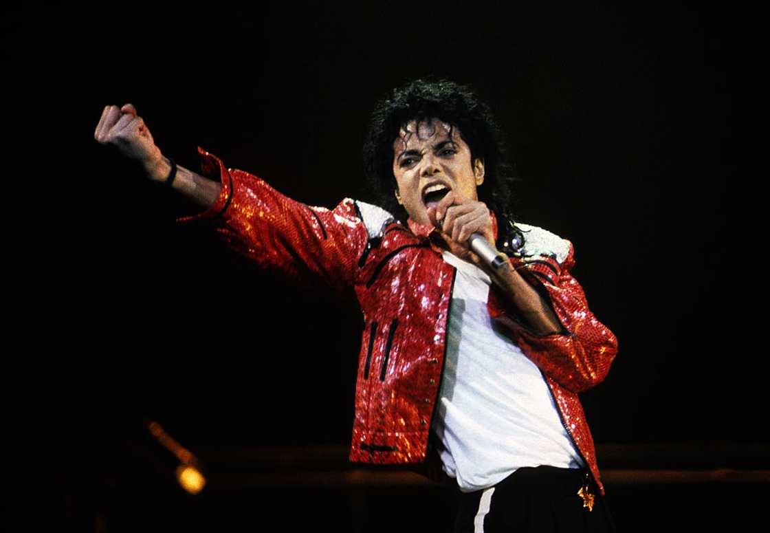 Michael Jackson performs in concert circa 1986. Michael Jackson performs in concert circa 1986.