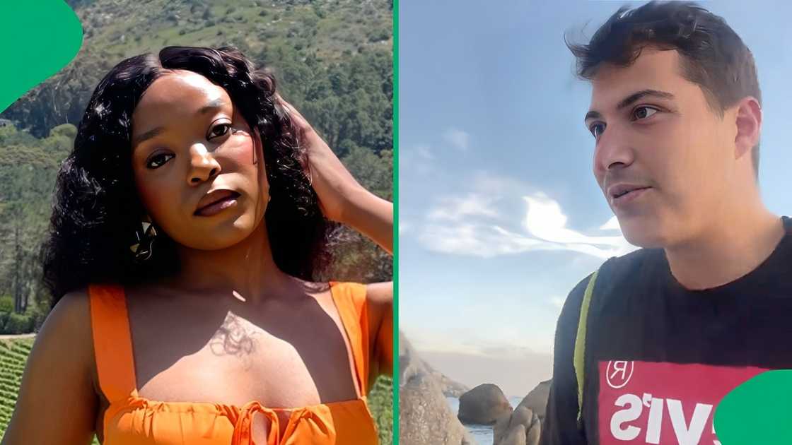 A SA woman and European man had a conversation about wigs A SA woman and European man had a conversation about wigs