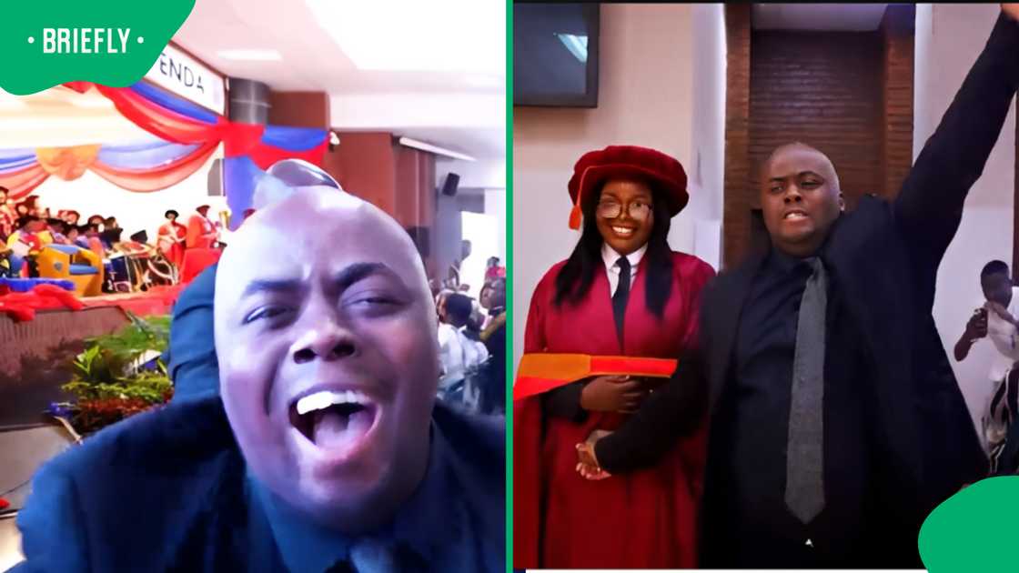 a proud husband’s emotional celebration of his wife’s doctorate