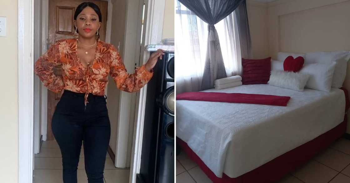 The lady's pretty red and white romantic linen wowed peeps The lady's pretty red and white romantic linen wowed peeps