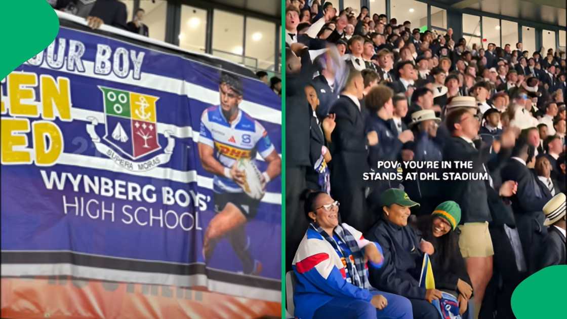 The schoolboys stole the show with a spine-tingling war cry that had the entire stadium cheering along
