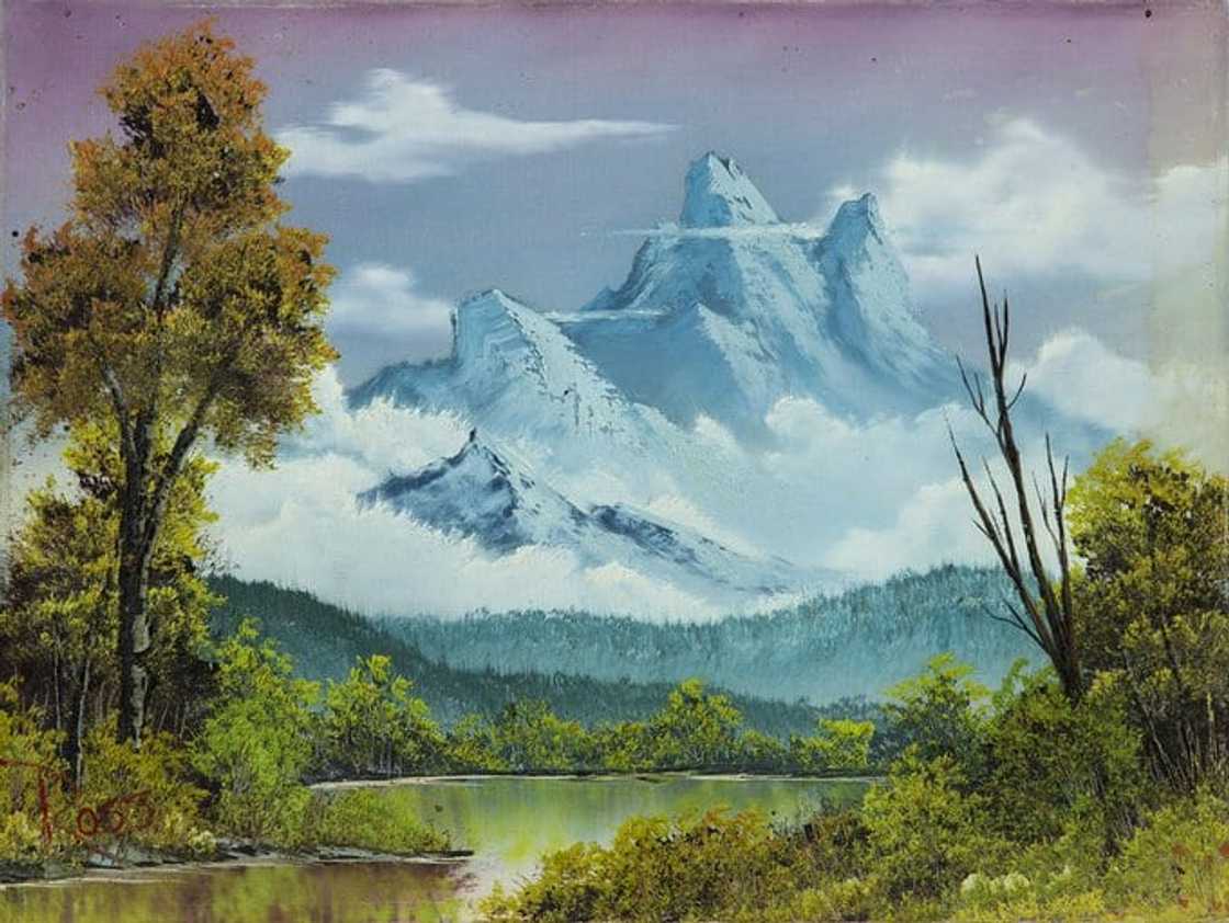 Bob Ross' paintings