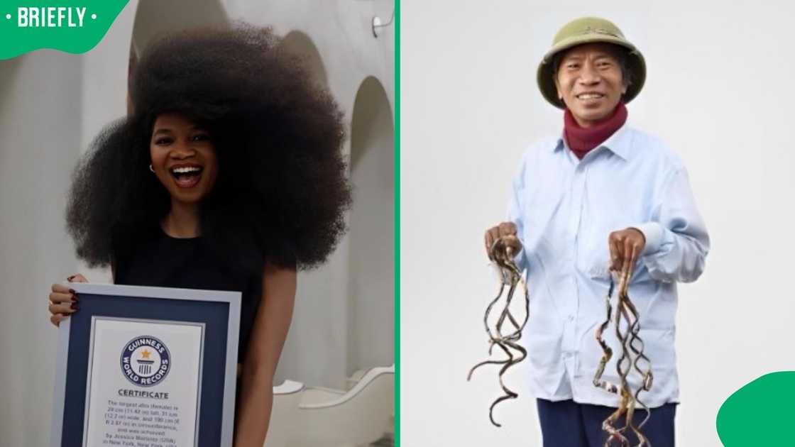 People who broke world records.