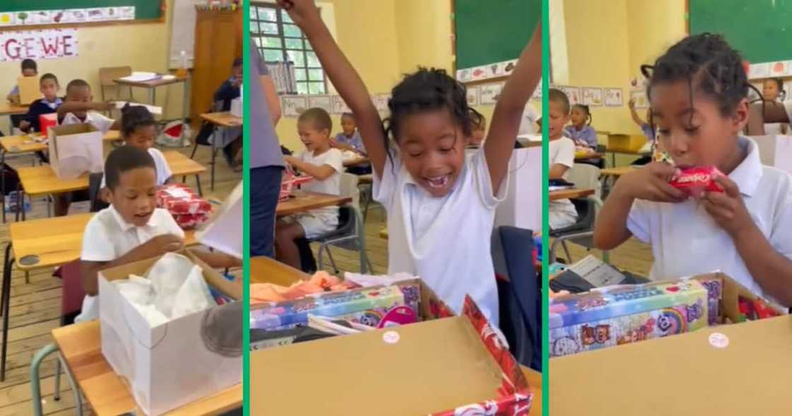 Western Cape schoolchildren beam in TikTok video over simple gifts