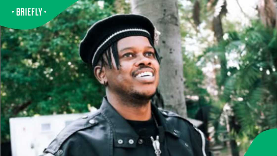 Murdah Bongz's shoes went viral on social media Murdah Bongz's shoes went viral on social media