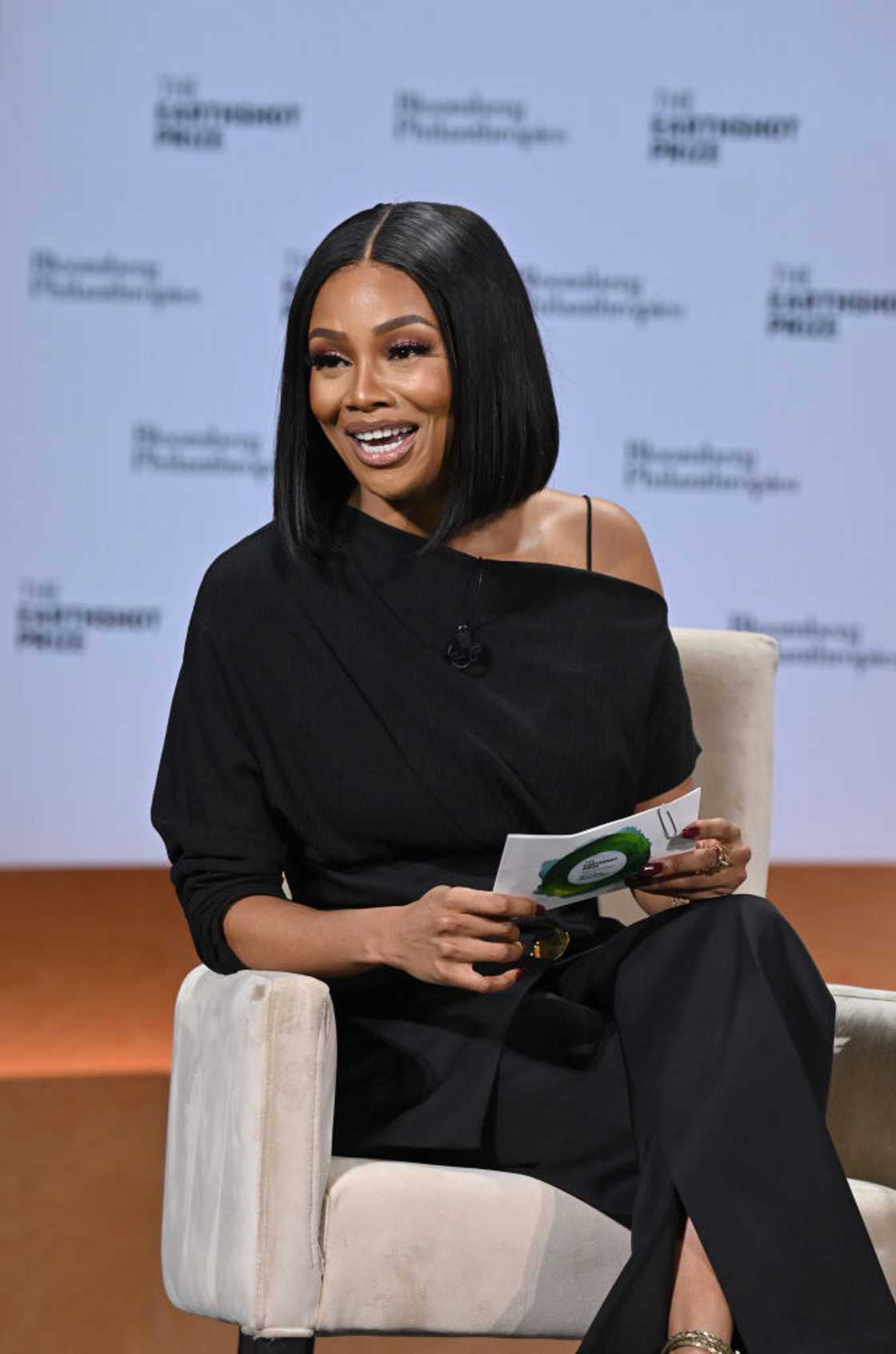 Bonang showed off her sleek cars. Bonang showed off her sleek cars.
