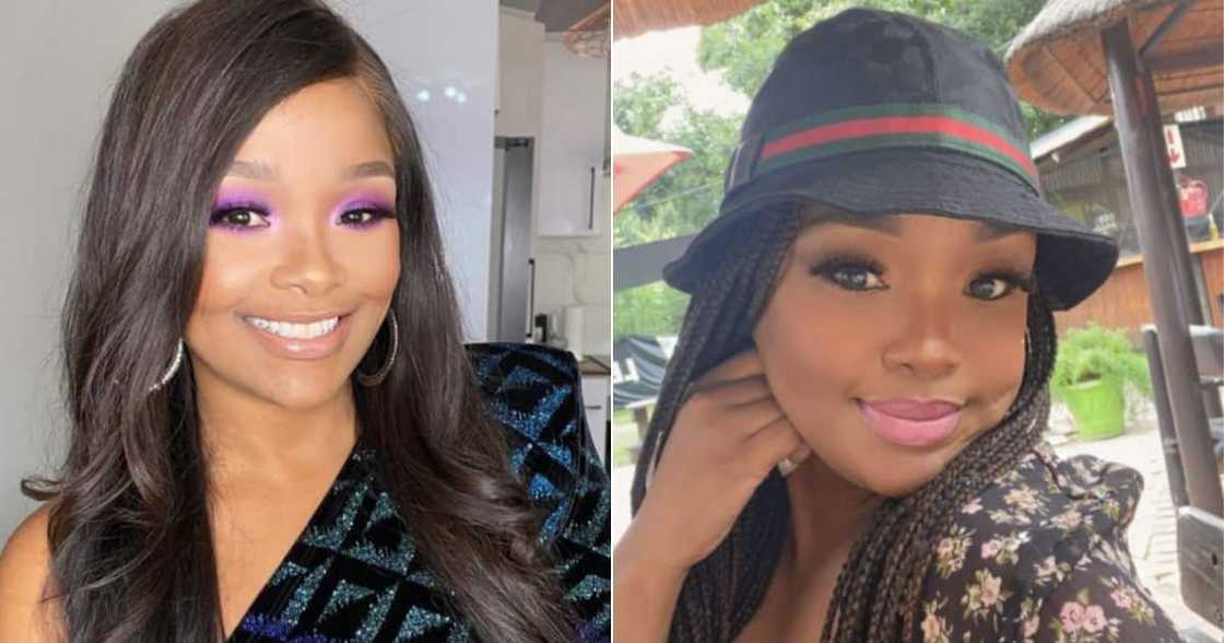 Nonhle Thema shares her determination of shedding weight, she's working hard Nonhle Thema shares her determination of shedding weight, she's working hard