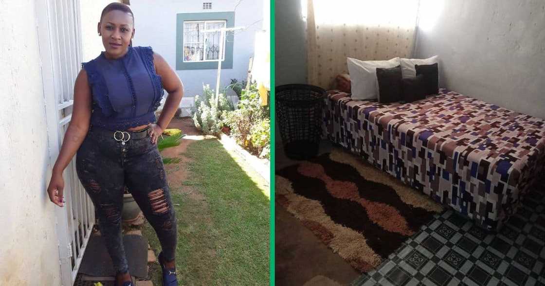 Young woman shares her progress on Facebook. Young woman shares her progress on Facebook.