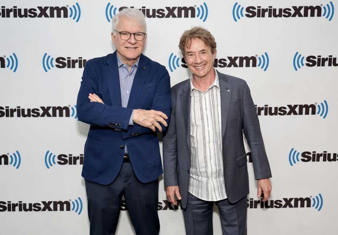 Steve Martin and Martin Short visited SiriusXM at SiriusXM Studios on 17 May 2023 in New York City. Steve Martin and Martin Short visited SiriusXM at SiriusXM Studios on 17 May 2023 in New York City.