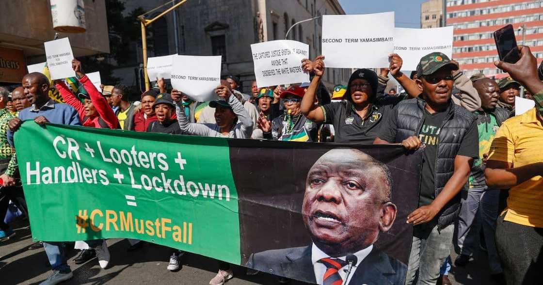 Durban Cape Town civil society groups march against President Cyril Ramaphosa Durban Cape Town civil society groups march against President Cyril Ramaphosa