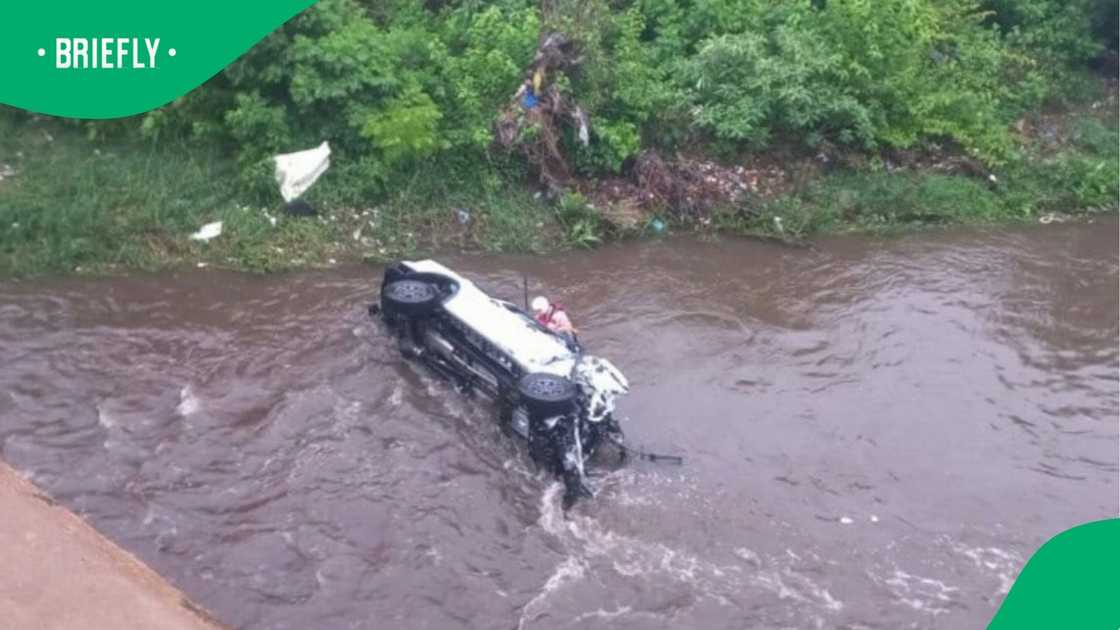 The search for the three continues after heavy rain battered the KwaZulu-Natal