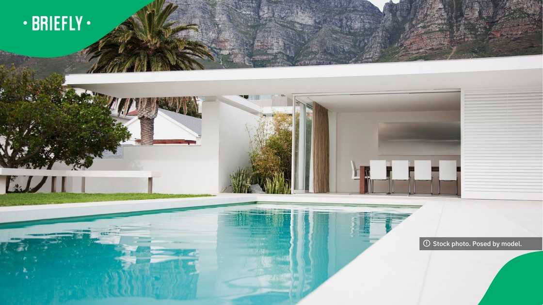 The visual showed a luxury home in Cape Town