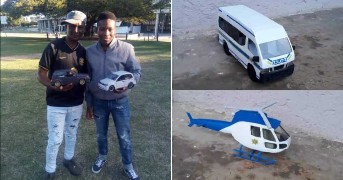 Qiniso Gwamanda, Cars, Toys, Cardboard boxes, Social media reactions, Mini vehicles, Toymaker Qiniso Gwamanda, Cars, Toys, Cardboard boxes, Social media reactions, Mini vehicles, Toymaker