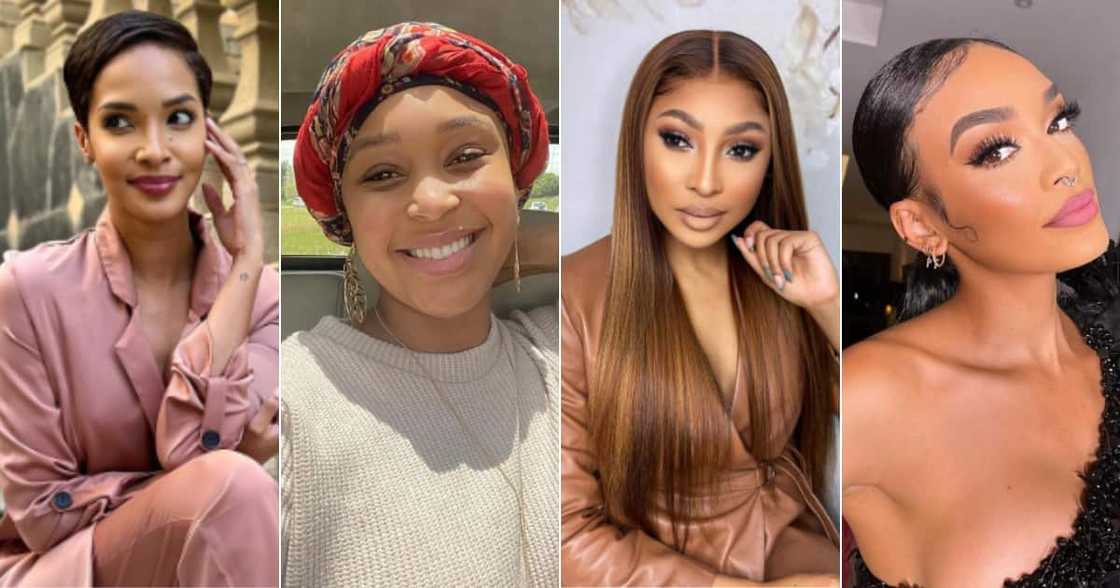 Pearl Thusi, Liesl Laurie, Minnie Dlamini, Enhle Mbali, Divorce, Public, Break Ups Pearl Thusi, Liesl Laurie, Minnie Dlamini, Enhle Mbali, Divorce, Public, Break Ups
