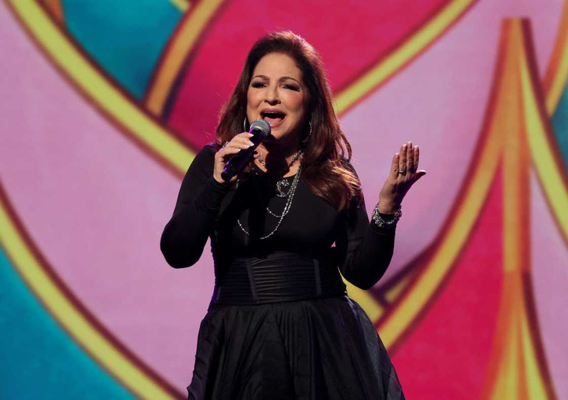 Gloria Estefan at Miami Beach Convention Center in Miami, Florida. Gloria Estefan at Miami Beach Convention Center in Miami, Florida.